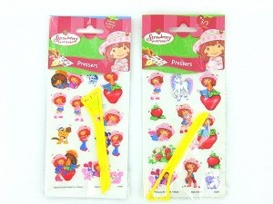 Calcomanías de transferencia / Pegatinas Strawberry Shortcake (24 uds.)