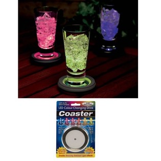Posavasos con Luz LED (12 uds.)