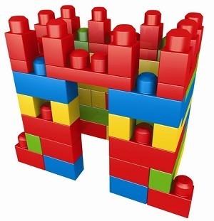 MEGA BLOKS Bolsa de Construcción (70 Piezas) - 8309