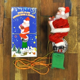 Pap&aacute; Noel en Monociclo (2 uds.)