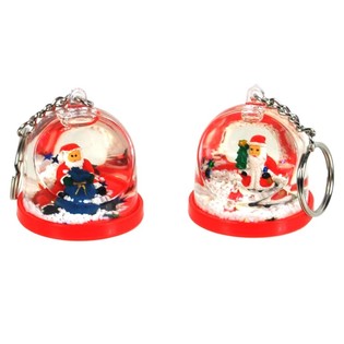 LLAVERO CON BOLA DE NIEVE (12 uds.)