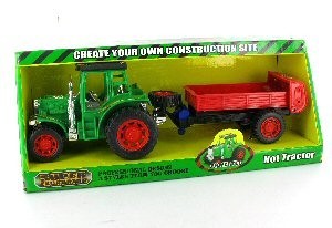 Tractor con remolque en caja (2 uds.)