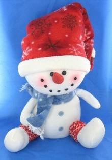 MU&Ntilde;ECO DE NIEVE SENTADO GRANDE DE LUJO/MODERNO