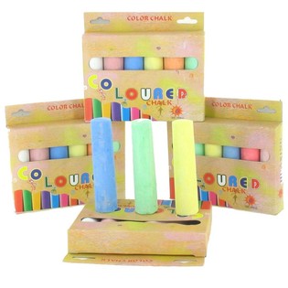 TIZAS DE COLORES PARA SUELO GRANDES (12 uds.)
