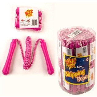 Cuerda de saltar rosa en tubo (47 uds.)