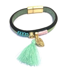 Pulsera de Lujo Coraz&oacute;n Verde (1 ud.)