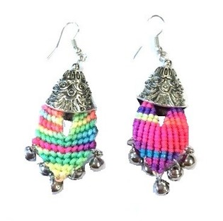 Pendientes multicolores (1 ud.)