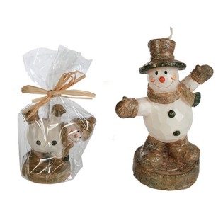 Divertidas Velas de Mu&ntilde;eco de Nieve (12 uds.)