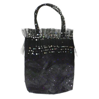BOLSO DE JUGUETE CON PURPURINA Y ESTAMPADO DE TELARA&Ntilde;A (6 uds.)