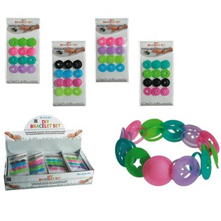 ***S&Uacute;PER BARATO*** CREA TUS PROPIAS PULSERAS DE COLORES (24 uds.)