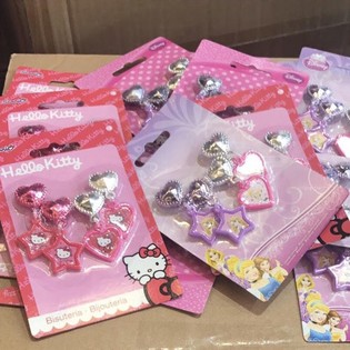 Sets de Pendientes Disney para Niños - 2 Pares (48 uds.)