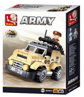Sluban 8 en 1 Coche de Patrulla M38-B0587A (1 ud.)