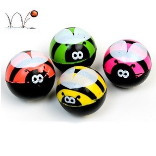 Pelotas Saltarinas con Dibujo de Abeja - Ø 3 cm (48 uds.)