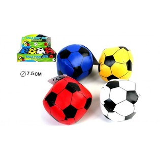 Balones de Fútbol de Colores Mixtos, 7,5 cm en Expositor (12 uds.)