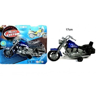 MOTO DE FRICCI&Oacute;N GRANDE EN TARJETA (12 uds.)