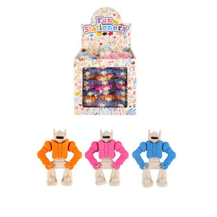 Gomas de Borrar Modelo: Robots Grandes en Expositor (60 uds.)