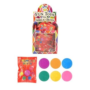 PLASTILINA REBOTANTE EN BOLSITAS DE REGALO CON EXPOSITOR (60 uds.)