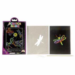 SET DE DIBUJO DE RASCAR MÁGICO (24 uds.)