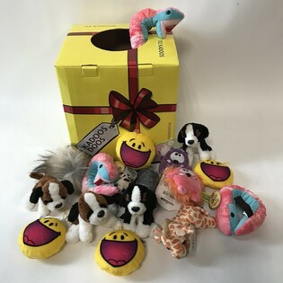 50 Peluches Surtidos en Caja de Regalo "Tómbola"