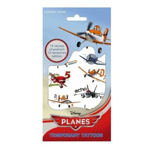 Tatuaje – Tatuajes temporales Disney Planes, 20 x 10 cm (10 uds.)