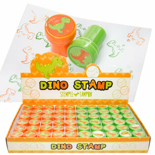 SELLOS DE DINOSAURIOS EN EXPOSITOR (60 uds)