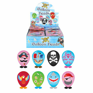 CABEZAS DE GLOBOS &ndash; MODELO: PIRATAS (240 uds.)