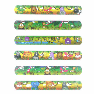 Pulseras de Click Animales de la Selva (120 unidades)