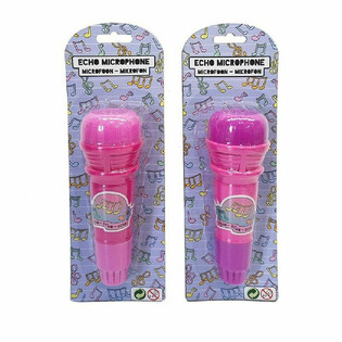 Micrófono de Eco Rosa para Niñas en Blíster (12 uds.)