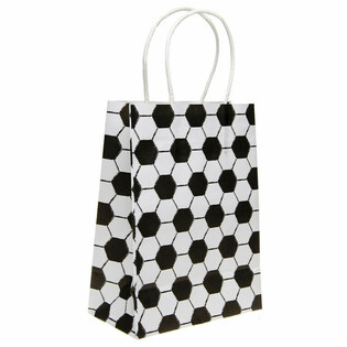 Bolsas de Papel para Regalo F&uacute;tbol 16x9x22 CM (12 unidades)