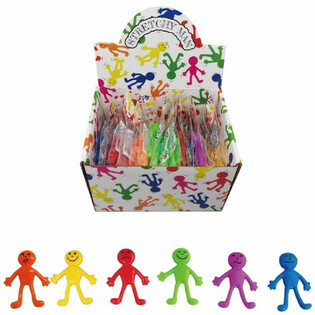 FIGURAS SMILEY EL&Aacute;STICAS DE COLORES - EN EXPOSITOR (36 ud.)