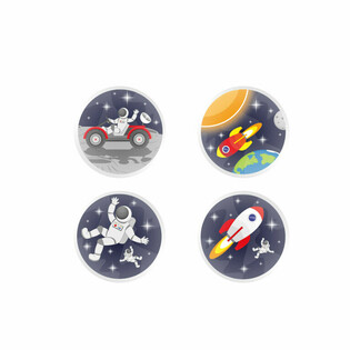 MIX ESPACIO - PELOTAS SALTARINAS Ø3.3 Cm. (100 uds.)
