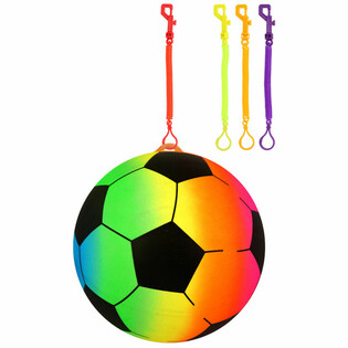Balón de Fútbol con Cuerda / Pelota Bungee Ø23 cm (24 ud.)