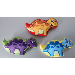 DINOSAURIO DE PELUCHE - COLORES MIXTOS (24 uds.)