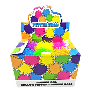 PELOTA ANTIESTRÉS GIGANTE - 15CM - EN EXPOSITOR (12 uds.)